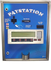 AMERICAN CHANGER AUTOMATIC CARWASH PAYSTATION HIGH SECURITY STAINLESS STEEL CREDIT CARD/CASH/TOKEN